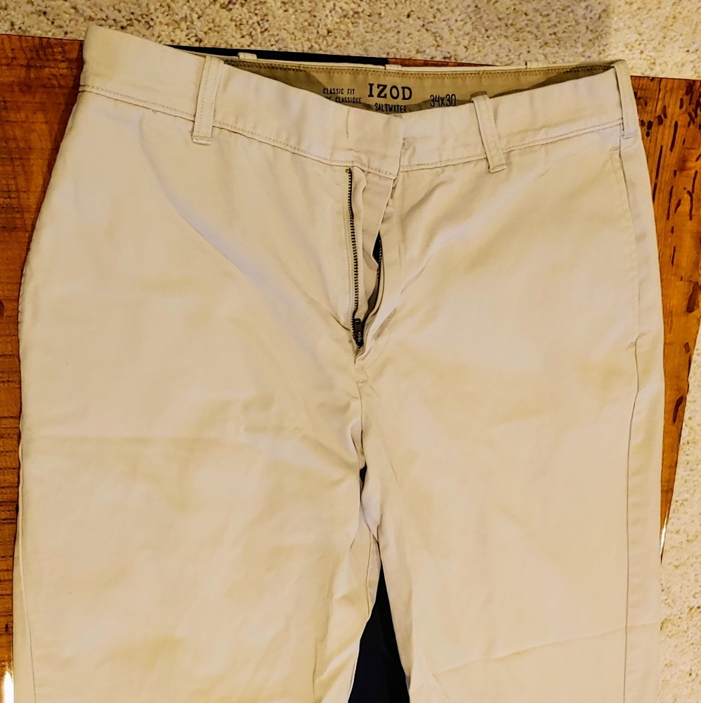 34x30 Khaki Izod Dress Pants